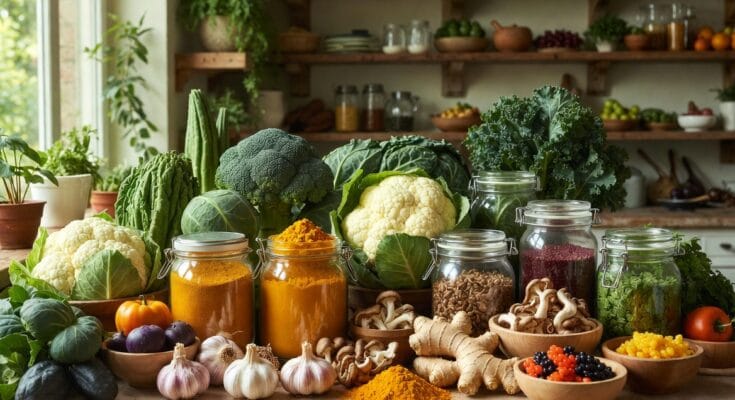 Vegan kitchen pharmacy