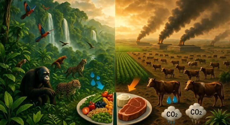 untouched rainforest vegan protein animal protein